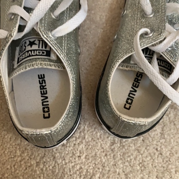 Converse girls silver size 3 - Picture 10 of 11